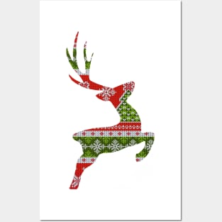 Reindeer jumper Posters and Art